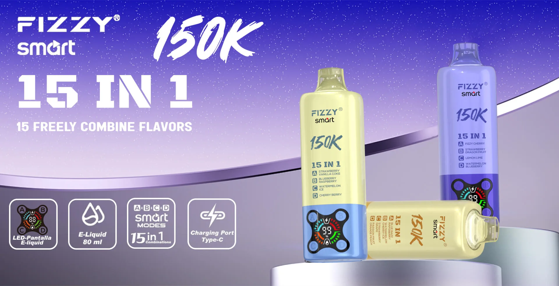 Fizzy 150K Puffs Disposable Vape - 7